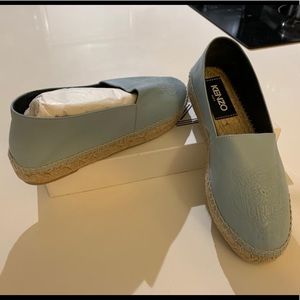 Kenzo blue dragon espadrilles